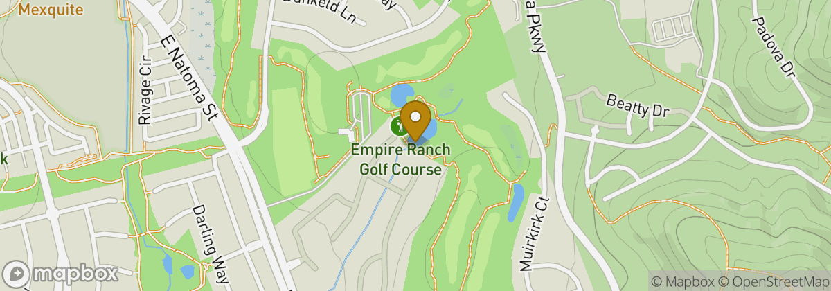 Map location: Empire Ranch Golf Course