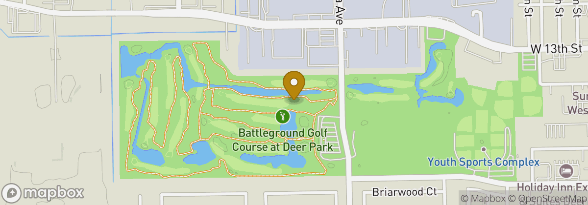 Map location: Battleground Golf Course at Deer Park