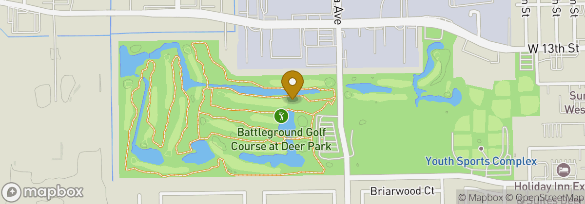 Map location: Battleground Golf Course at Deer Park