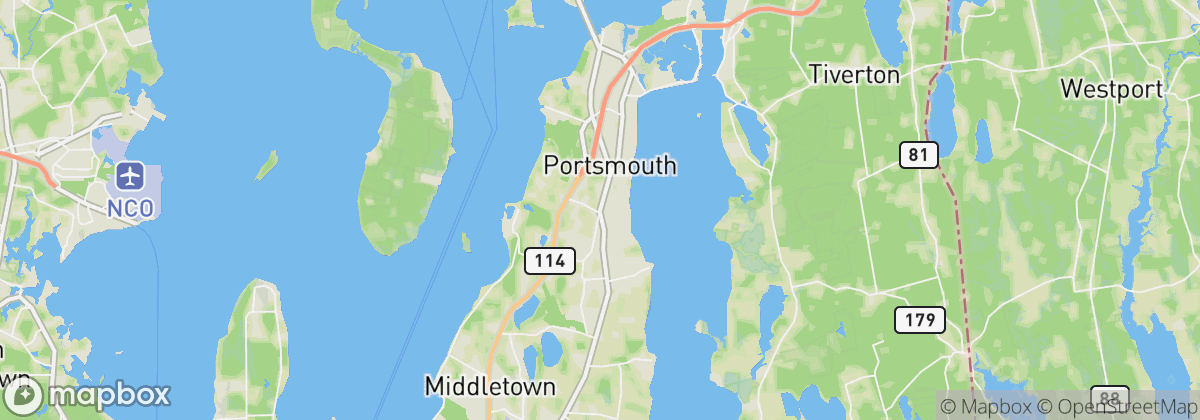 Map: Portsmouth, RI