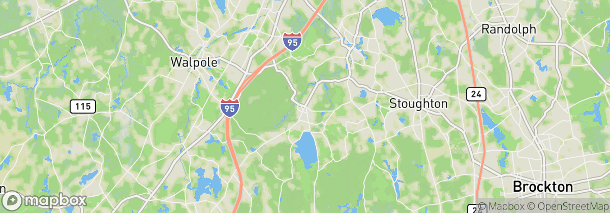Map: Sharon, MA