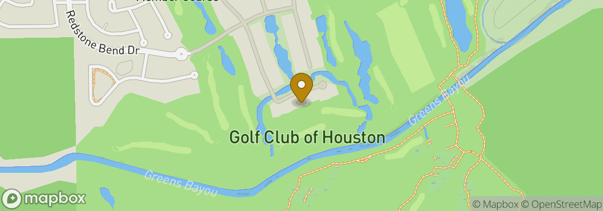 Map location: Golf Club of Houston