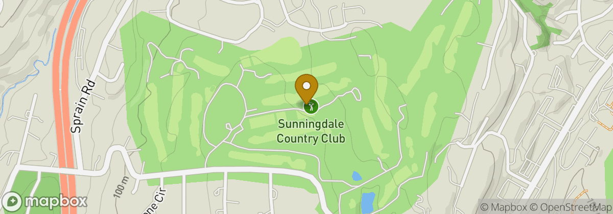 Map location: Sunningdale Country Club