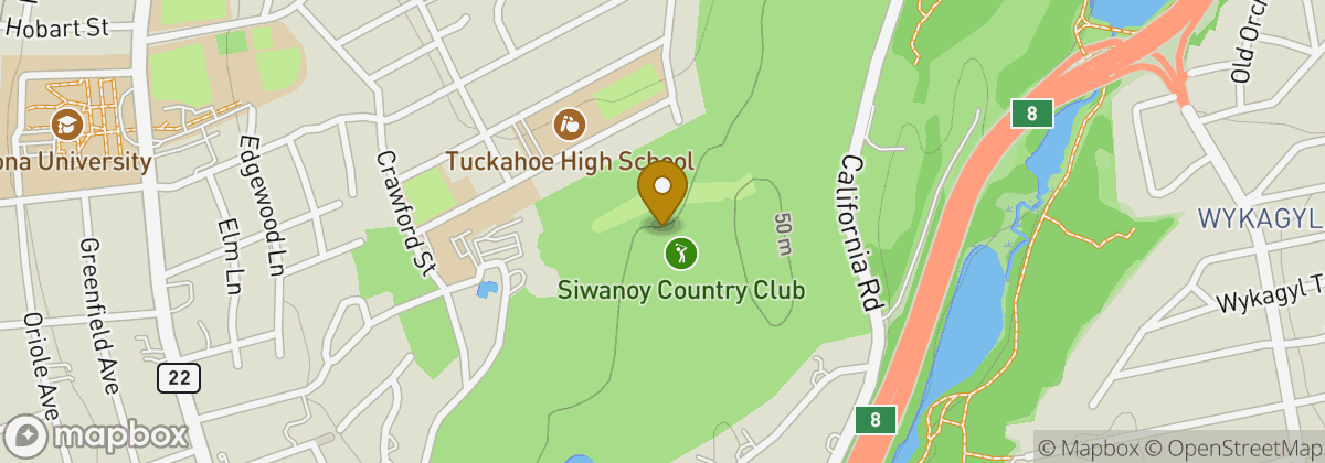 Map location: Siwanoy Country Club