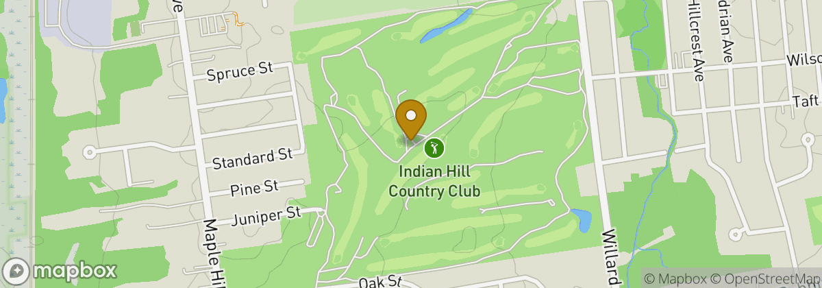 Map location: Indian Hill Country Club