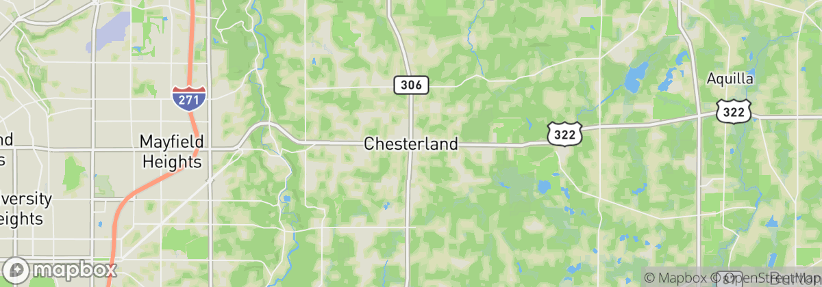 Map: Chesterland, OH