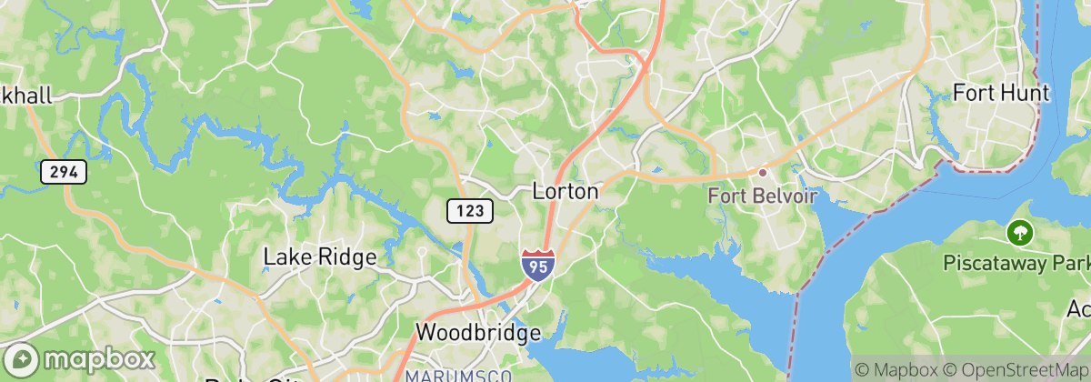 Map: Lorton, VA