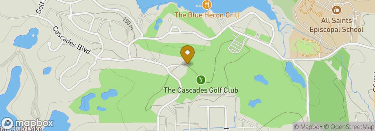 Map location: The Cascades Golf Club