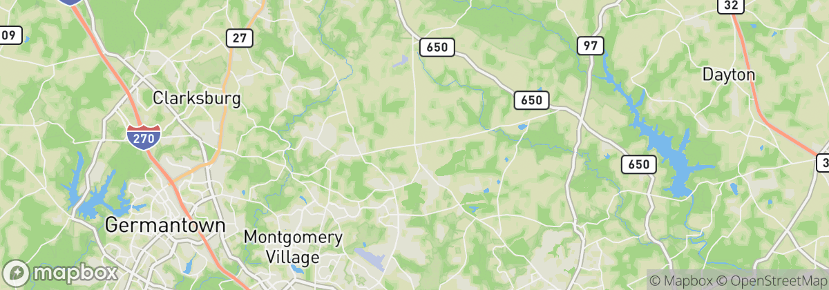 Map: Laytonsville, MD