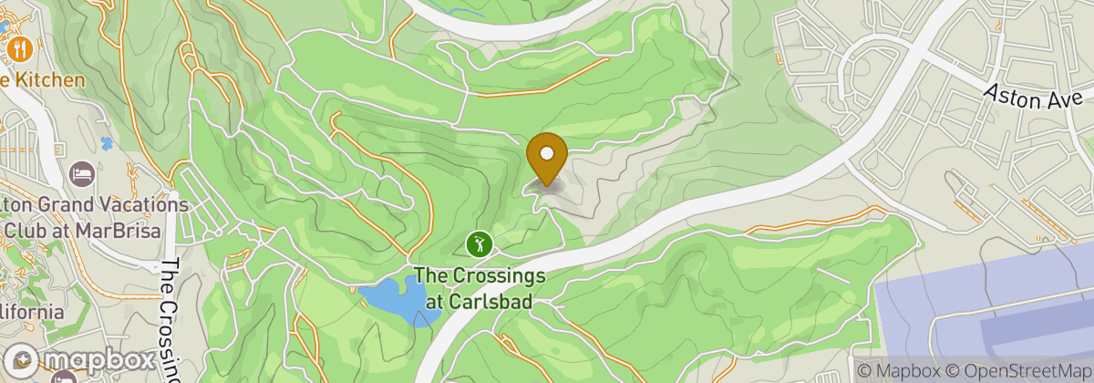 Map location: The Crossings at Carlsbad