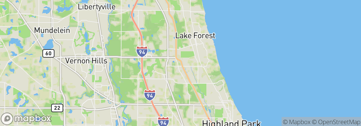 Map: Lake Forest, IL