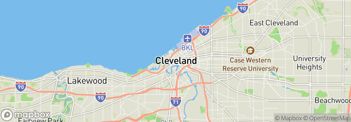 Map: Cleveland, OH