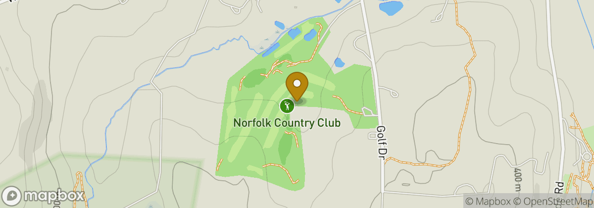 Map location: Norfolk Country Club