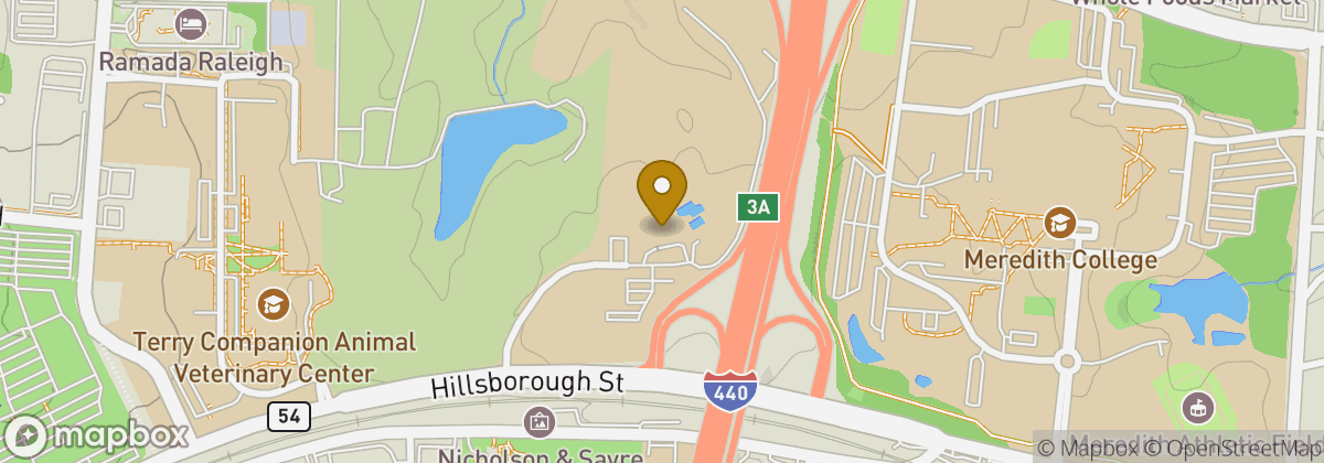 Map location: North Carolina State University Club