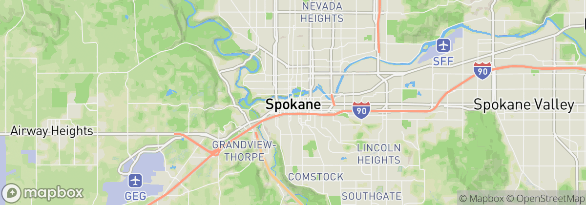 Map: Spokane, WA