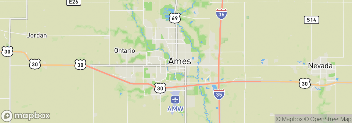 Map: Ames, IA