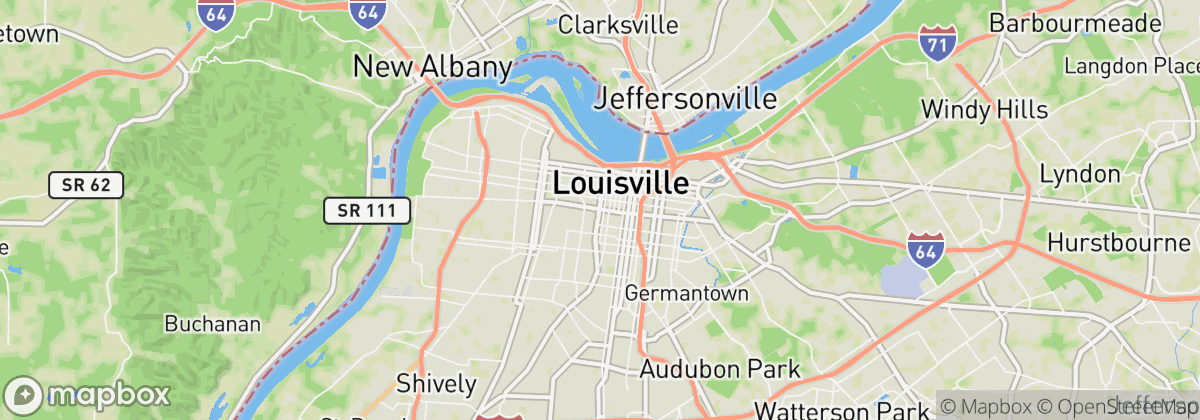 Map: Louisville, KY