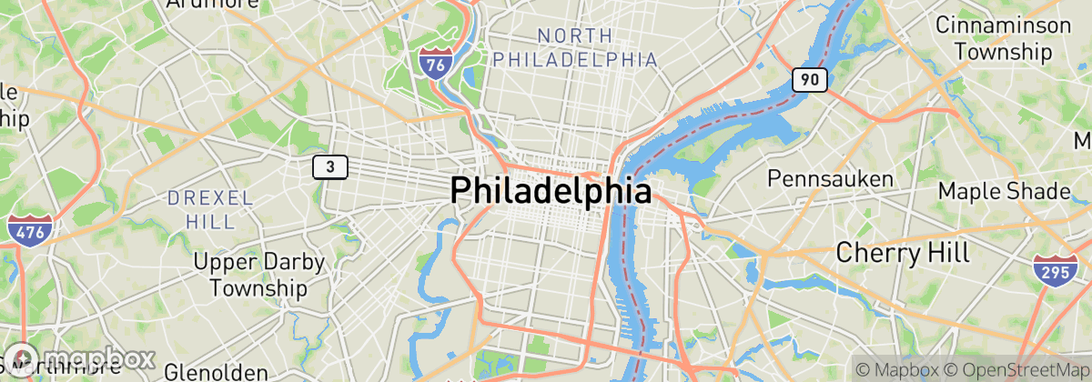 Map: Philadelphia, PA