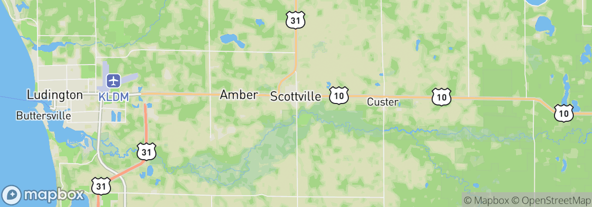 Map: Scottville, MI