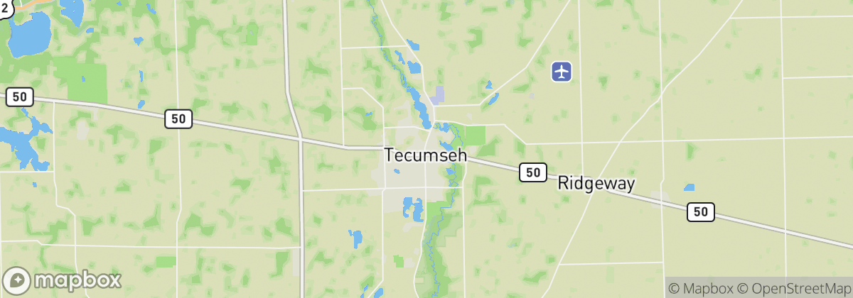 Map: Tecumseh, MI