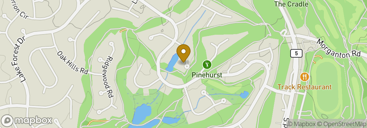 Map location: Pinehurst