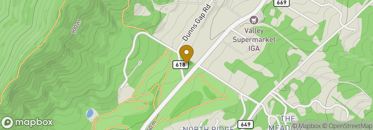 Map location: Omni Homestead