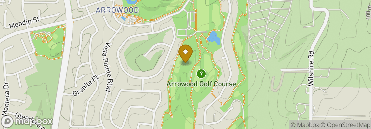 Map location: Arrowood Golf Course