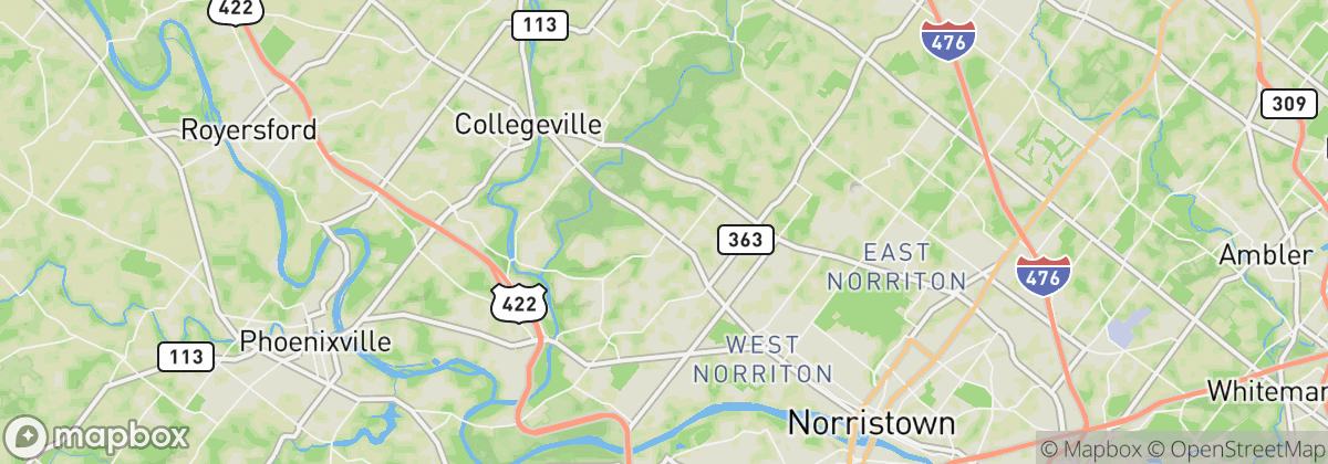 Map: Eagleville, PA