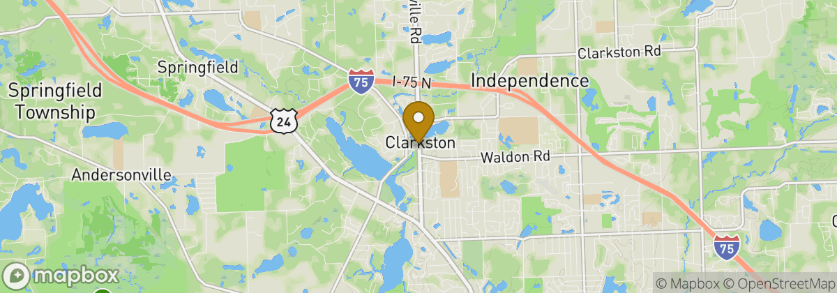Map location: Clarkston
