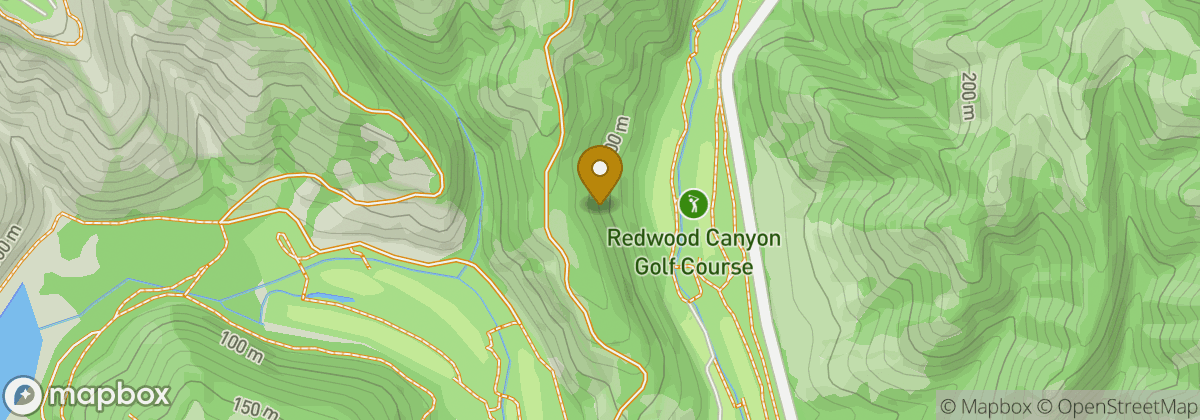 Map location: Redwood Canyon Golf Course