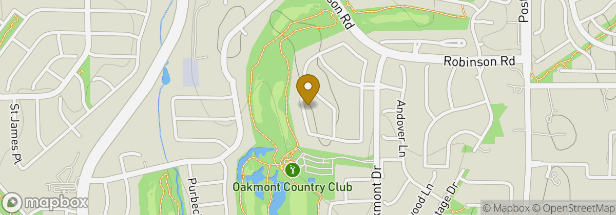 Map location: Oakmont Country Club