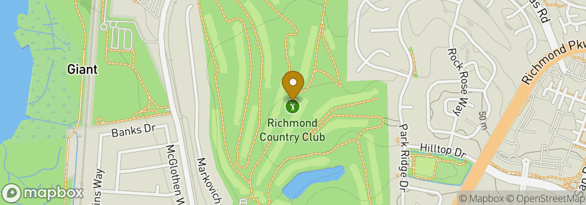 Map location: Richmond Country Club