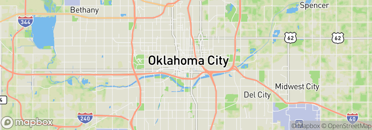 Map: Oklahoma City, OK