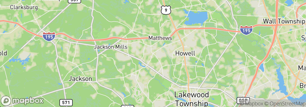 Map: Jackson, NJ