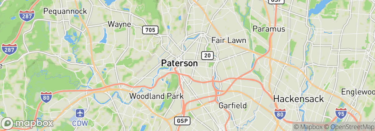 Map: Paterson, NJ