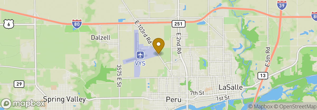 Map location: Rock Hollow Golf Course