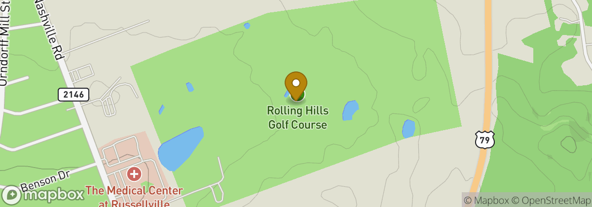 Map location: Rolling Hills Golf Course