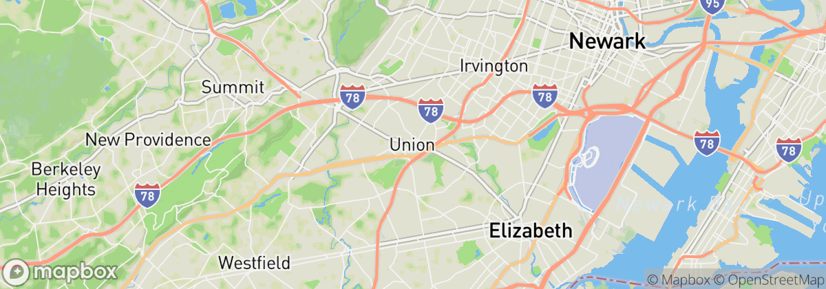 Map: Union, NJ