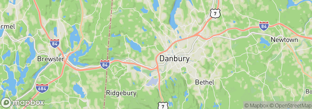 Map: Danbury, CT