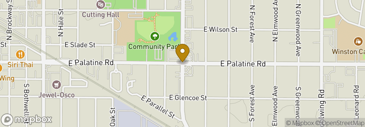 Map location: Palatine Hills Golf Course