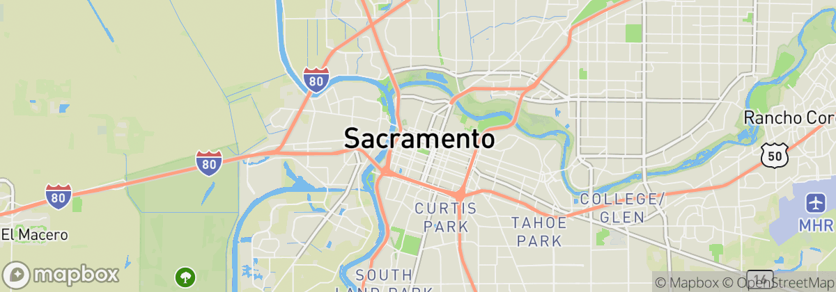 Map: Sacramento, CA