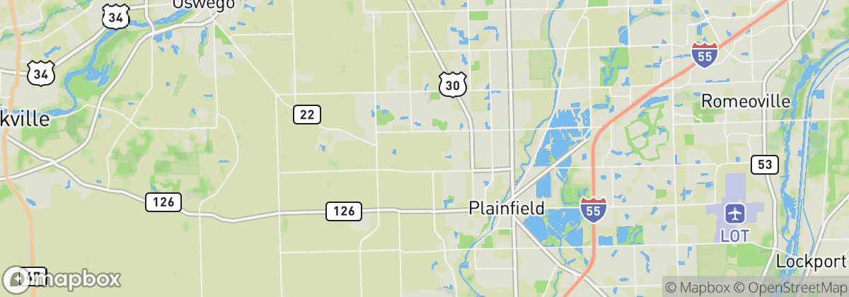 Map: Plainfield, IL