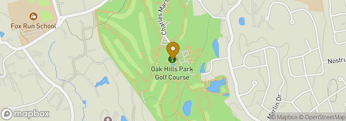 Map location: Oak Hills Park Golf Course