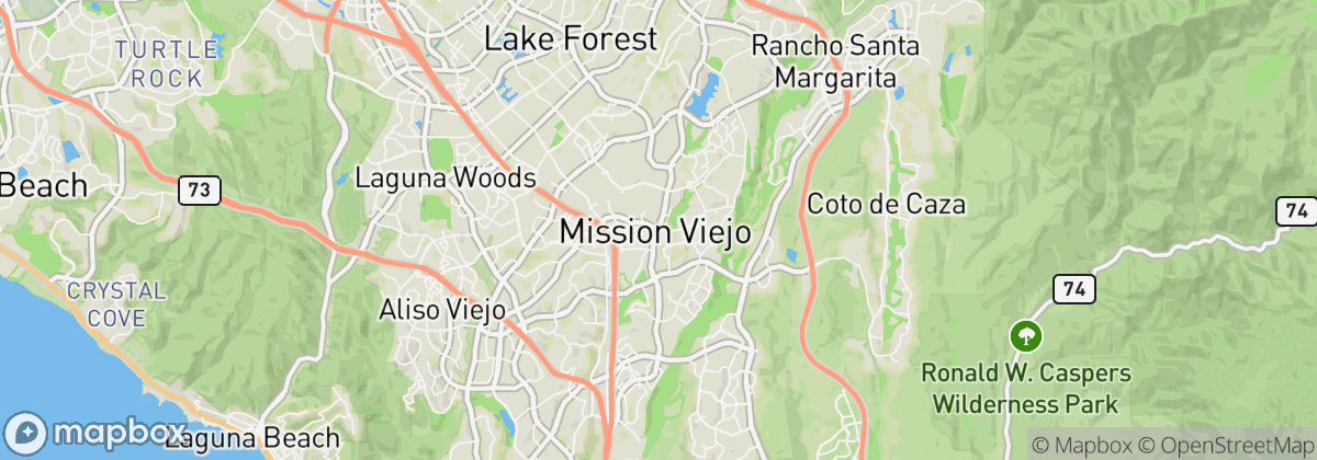 Map: Mission Viejo, CA