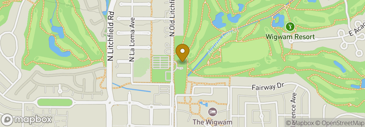 Map location: Wigwam Golf Club