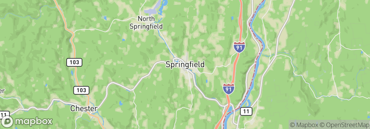 Map: Springfield, VT