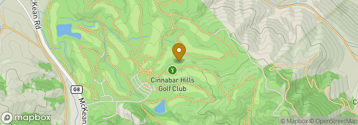 Map location: Cinnabar Hills Golf Club