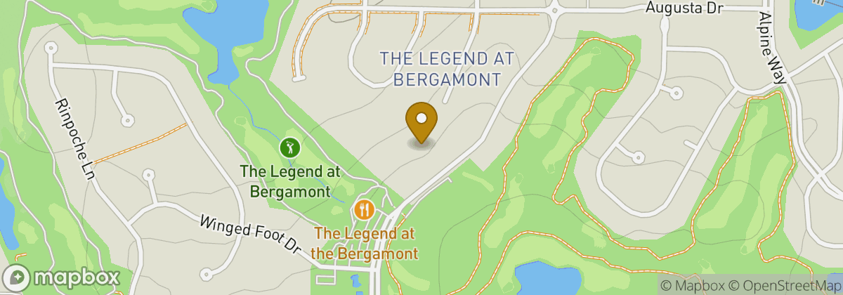 Map location: The Legend at Bergamont