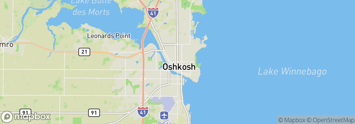 Map: Oshkosh, WI