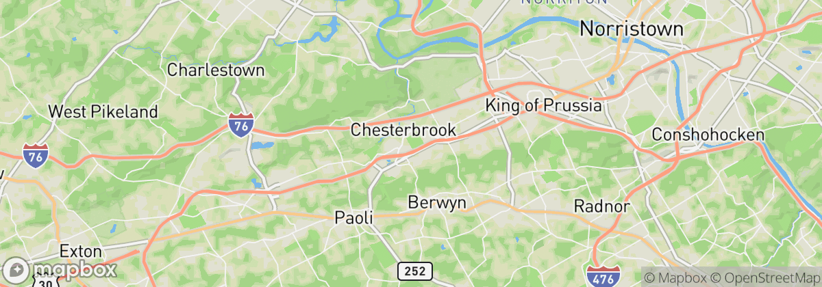 Map: Chesterbrook, PA